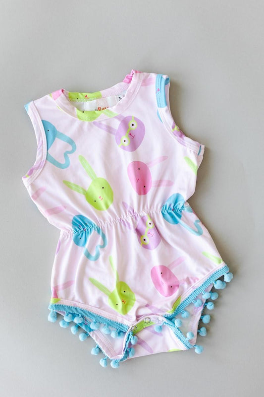 Funny Bunny Romper-6/12 month ONLY