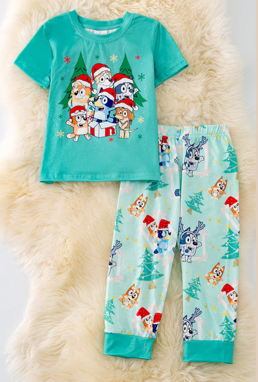 Bluey Green PJ’s
