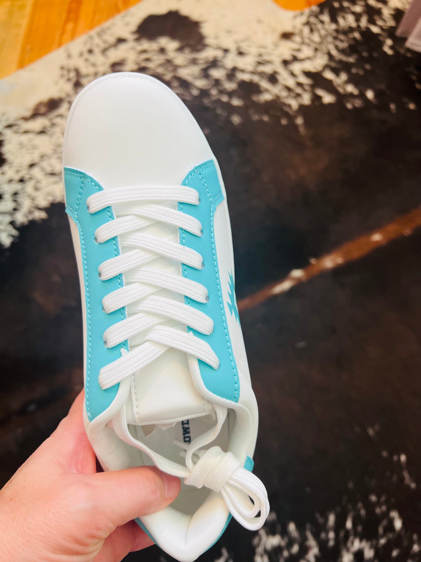 Turquoise Aztec Sneakers