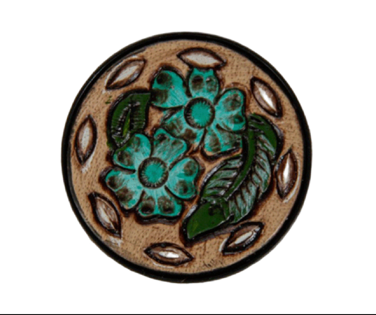 Leather Tooled Pop Sockets