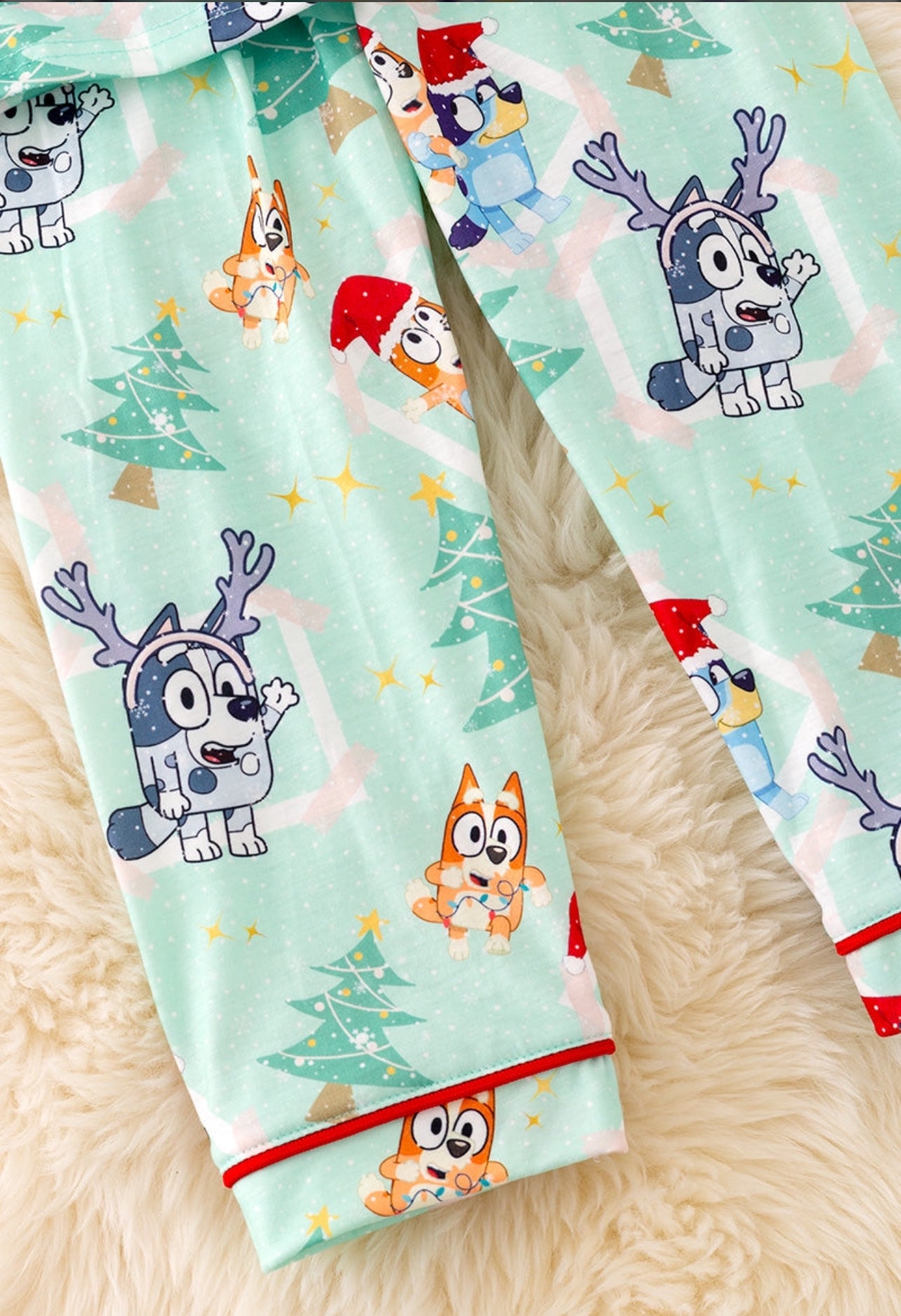 Green Bluey PJ Set