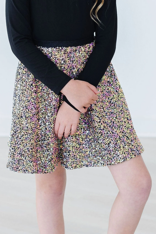 Multicolored Sequin Skirt
