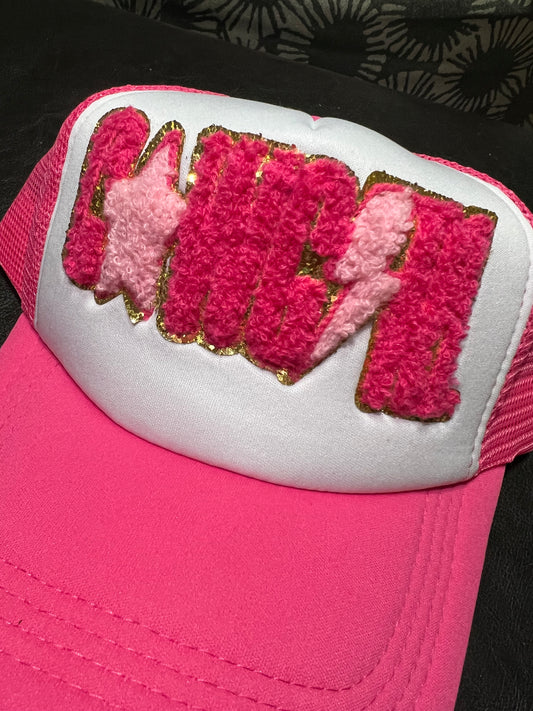 Chenille Cowgirl Trucker Hat