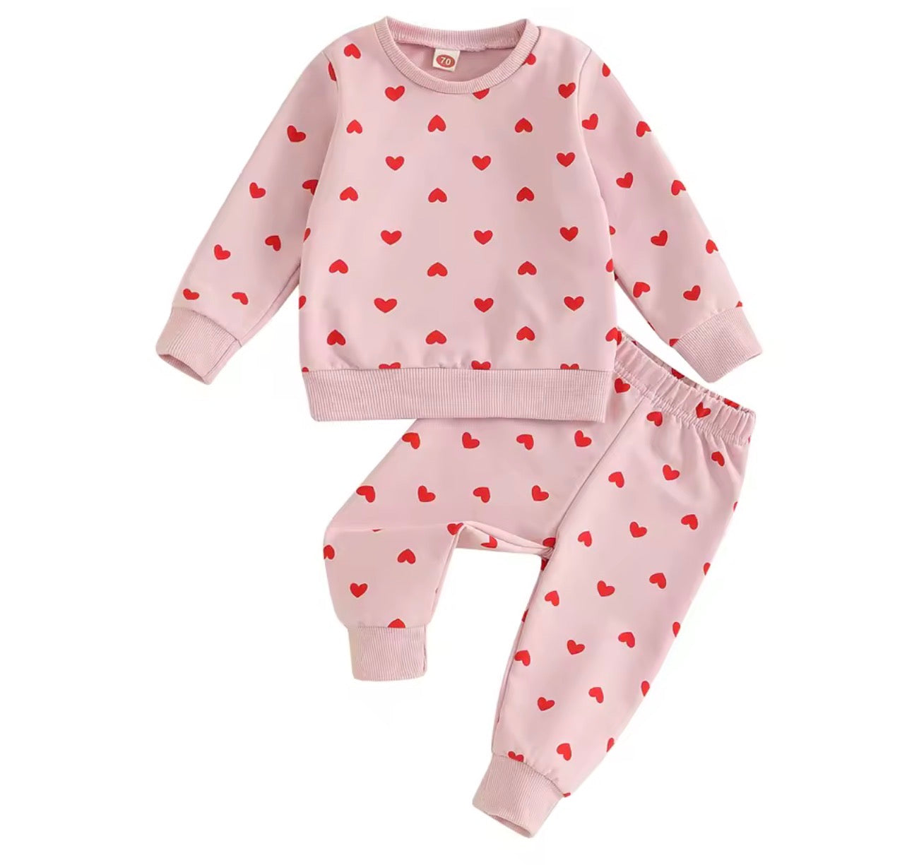 Red Heart Pant Set
