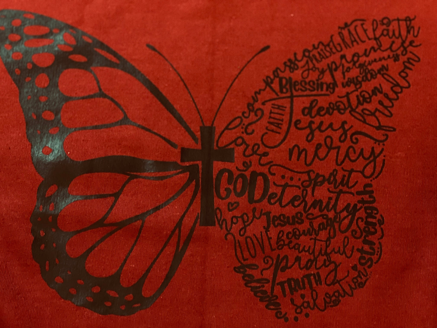 Character of God Butterfly Crewneck