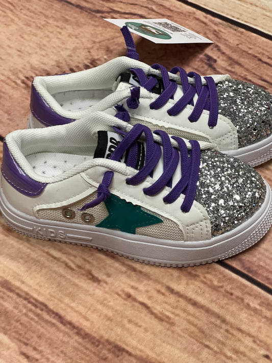 Purple Sequin Shoes