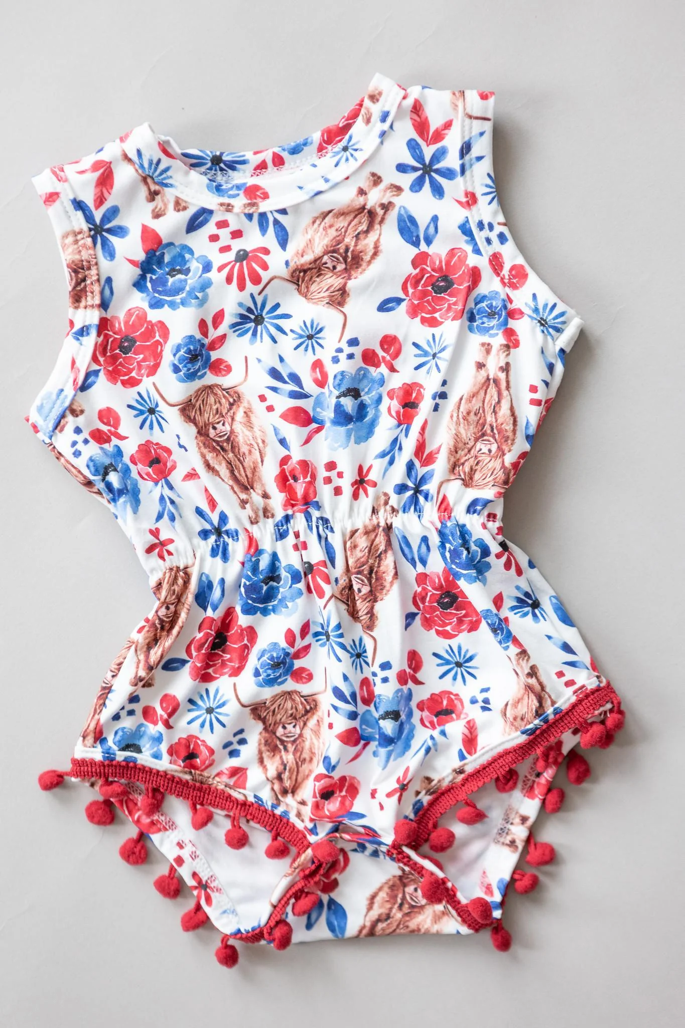 Highland Pom Pom Romper