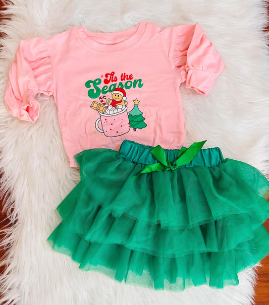 Tis The Season Skirt Set