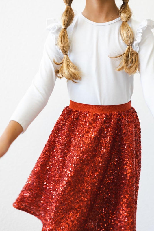 Red Sequin Skirts