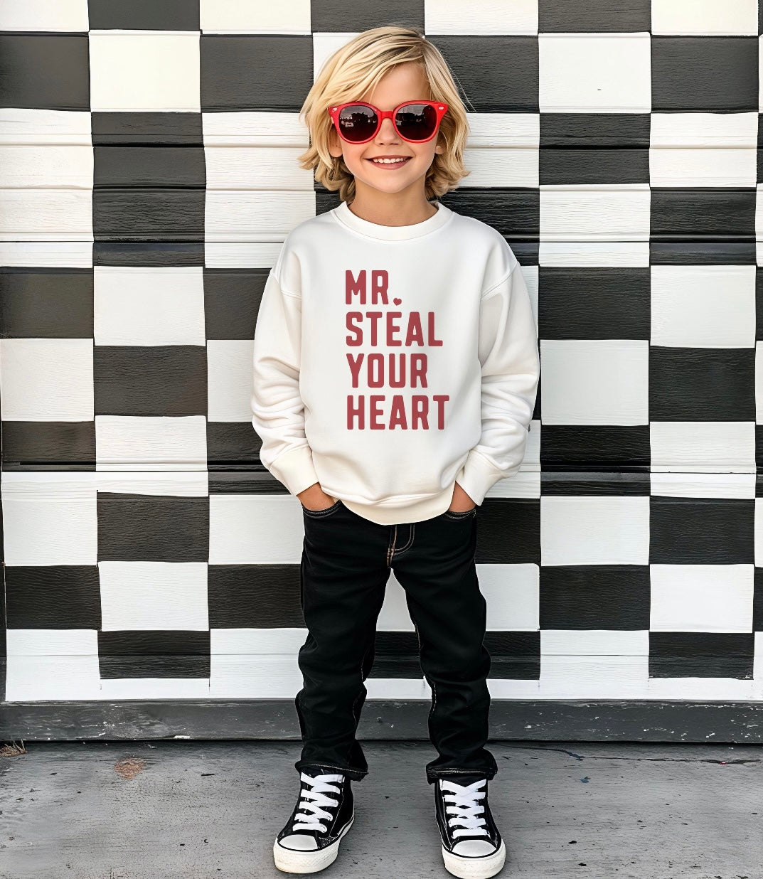 Mr. Steal Your Heart Tee & Crewneck