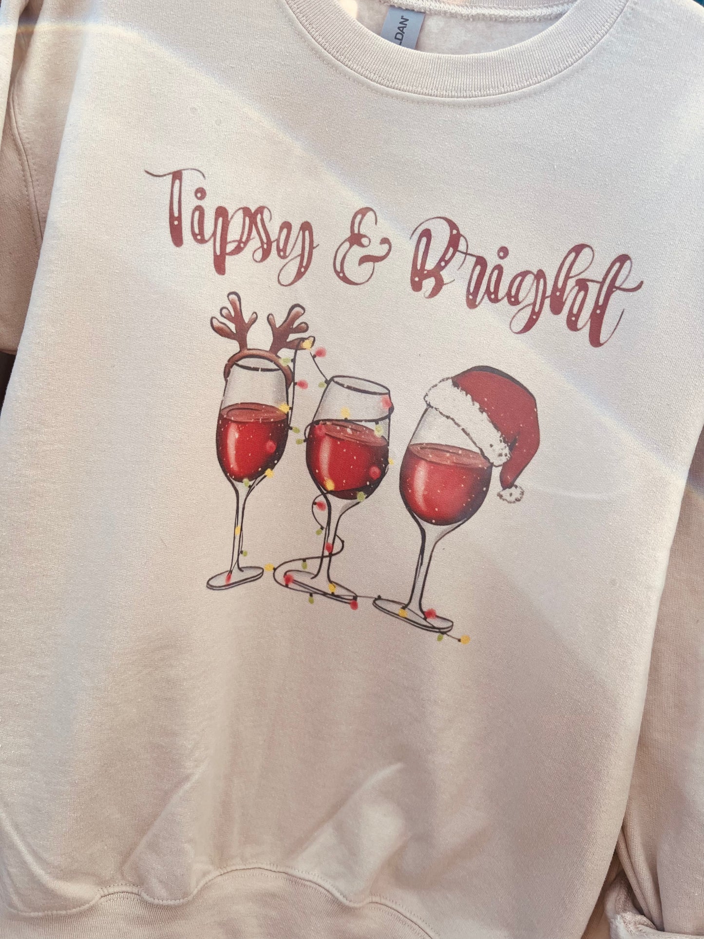 Tipsy & Bright Crewneck