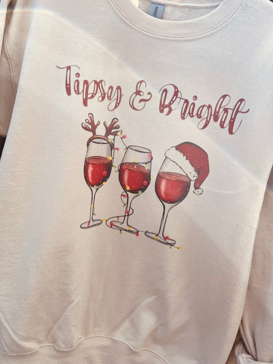 Tipsy & Bright Crewneck