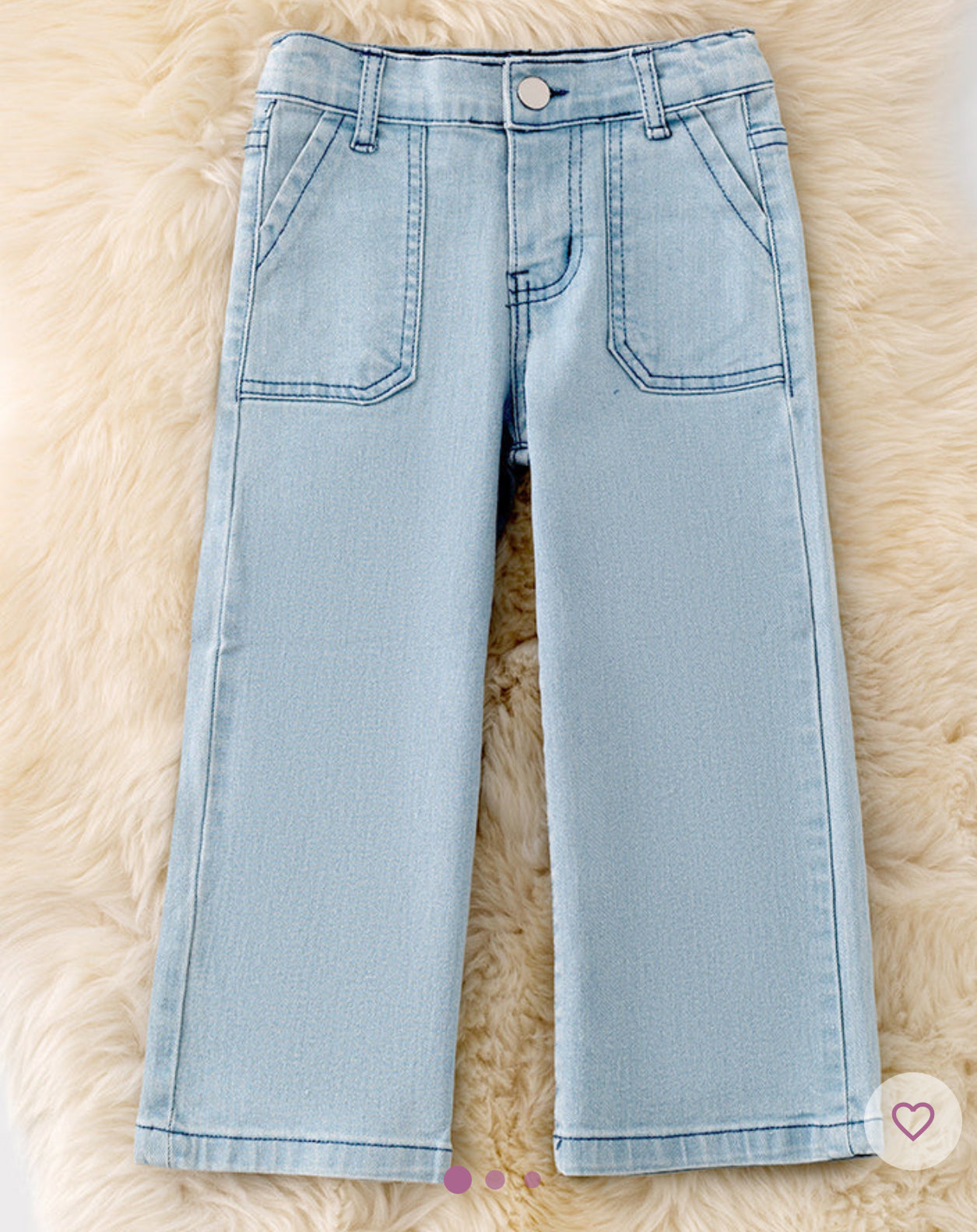 Straight Leg Adjustable Waist Jeans