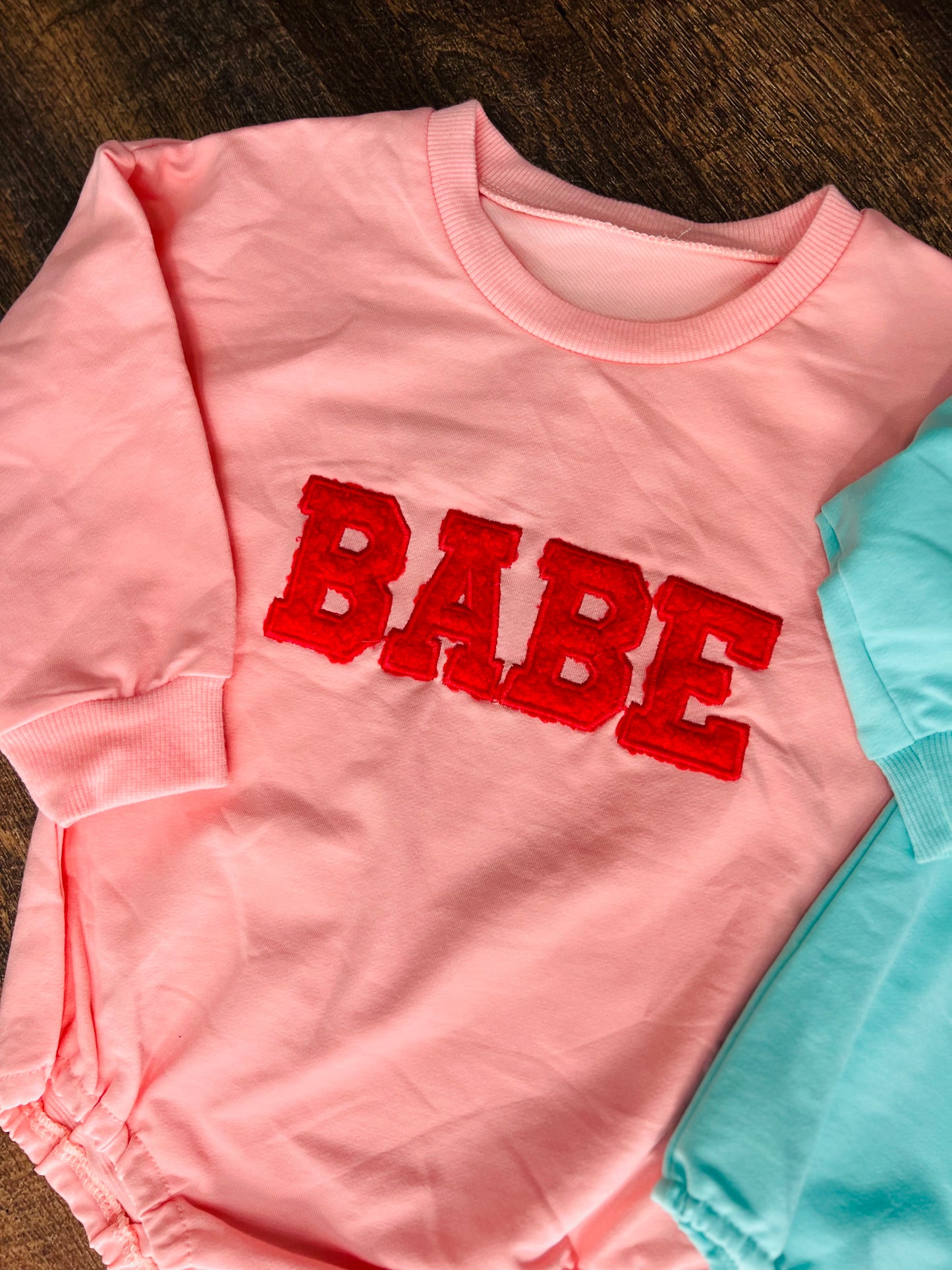 BABE chenille onesie