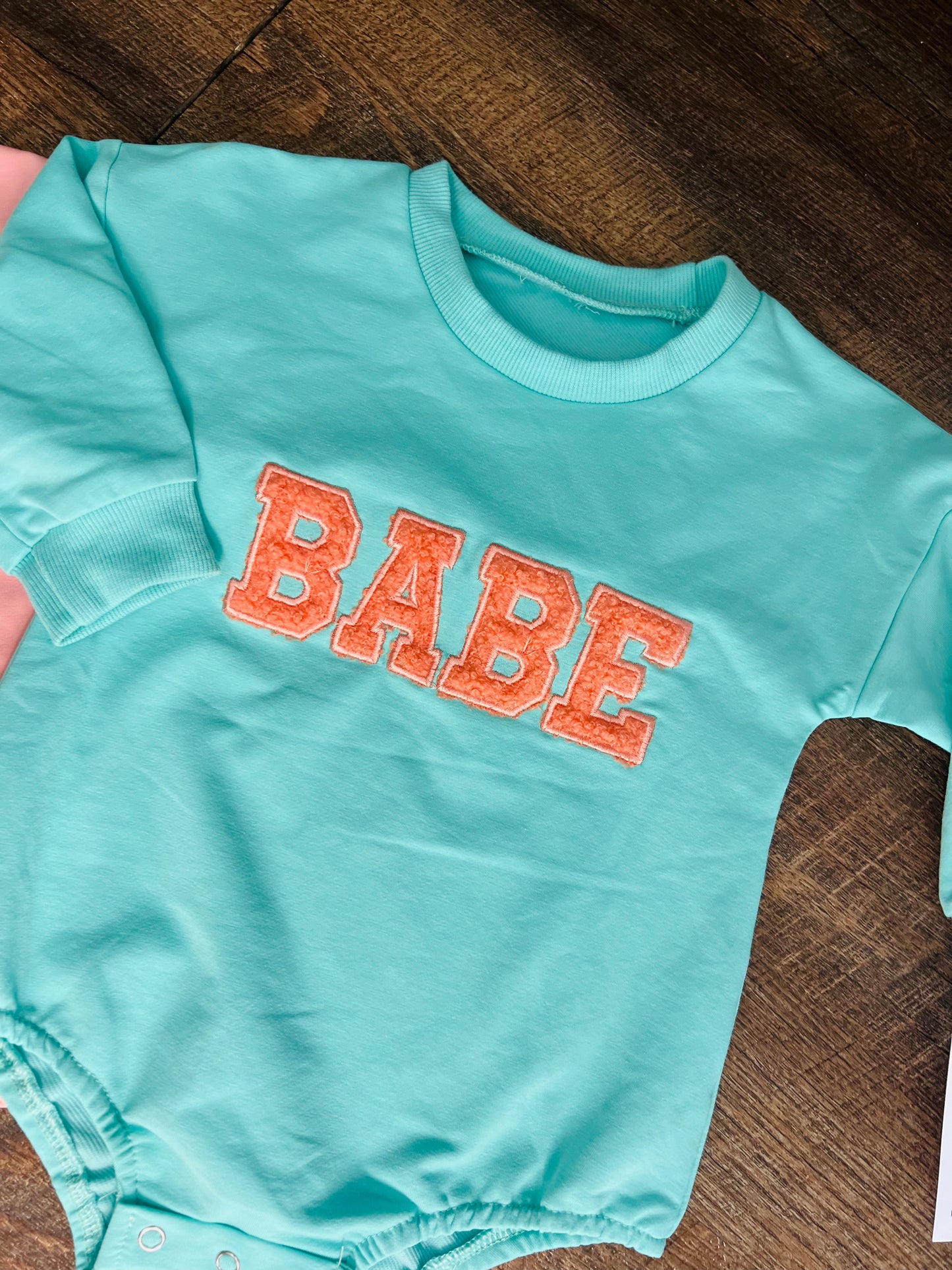 BABE chenille onesie