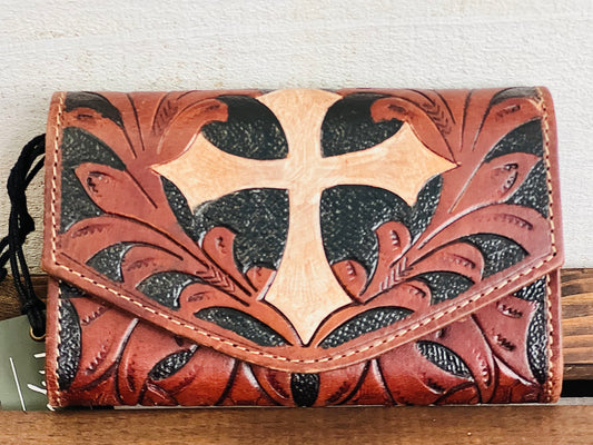 Leather Cross Wallet