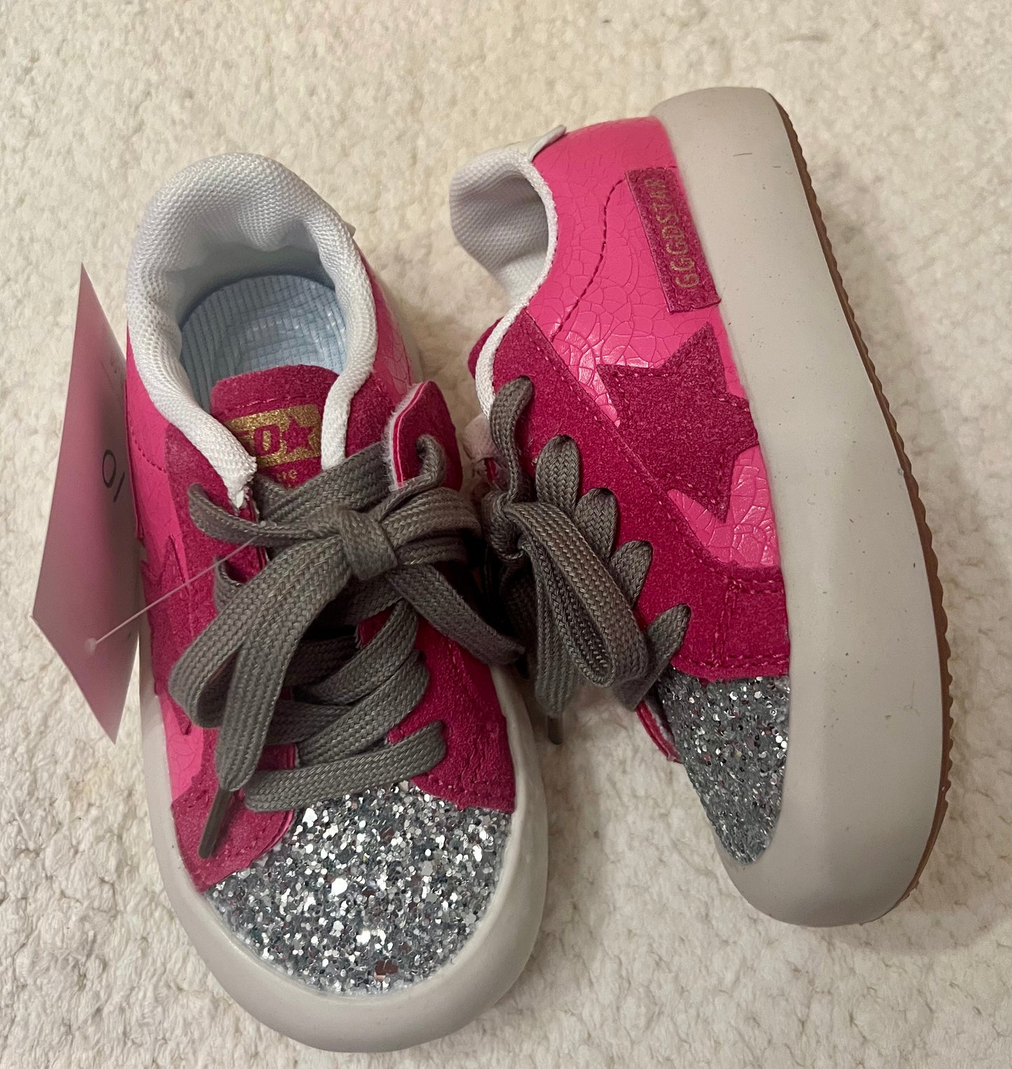 Pink Sequin Shoes