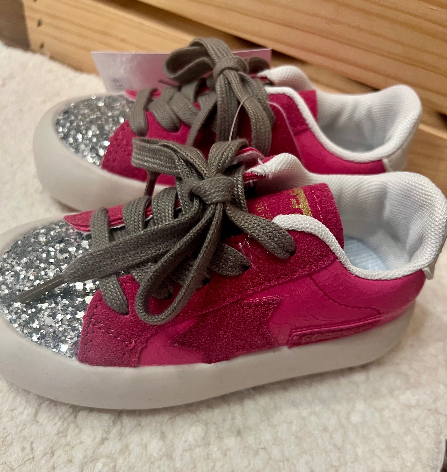 Pink Sequin Shoes