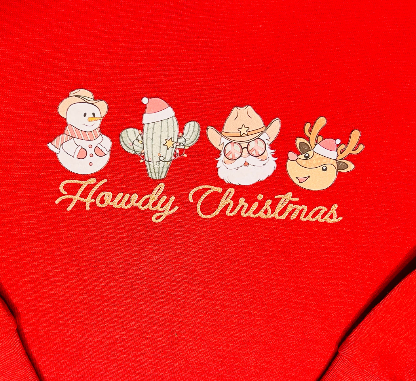 Howdy Christmas Long Sleeve Tee