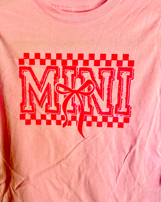 MINI Bow Pink Tee