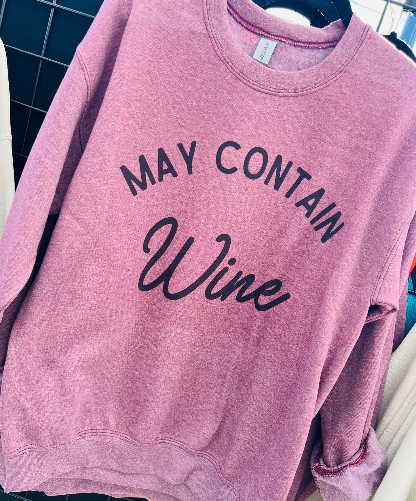 May Contain Wine Crewneck