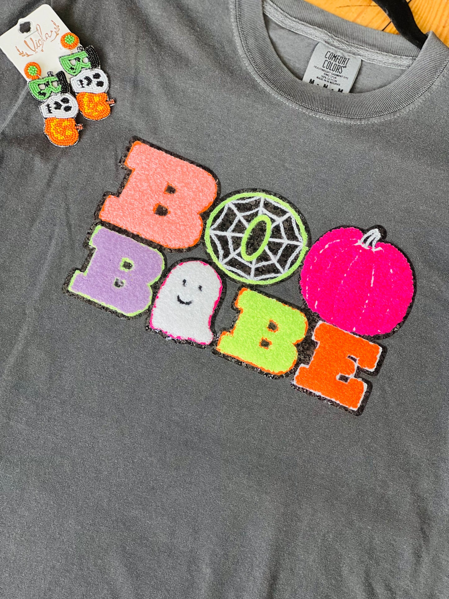 BOO BABE Chenille Patch Tee