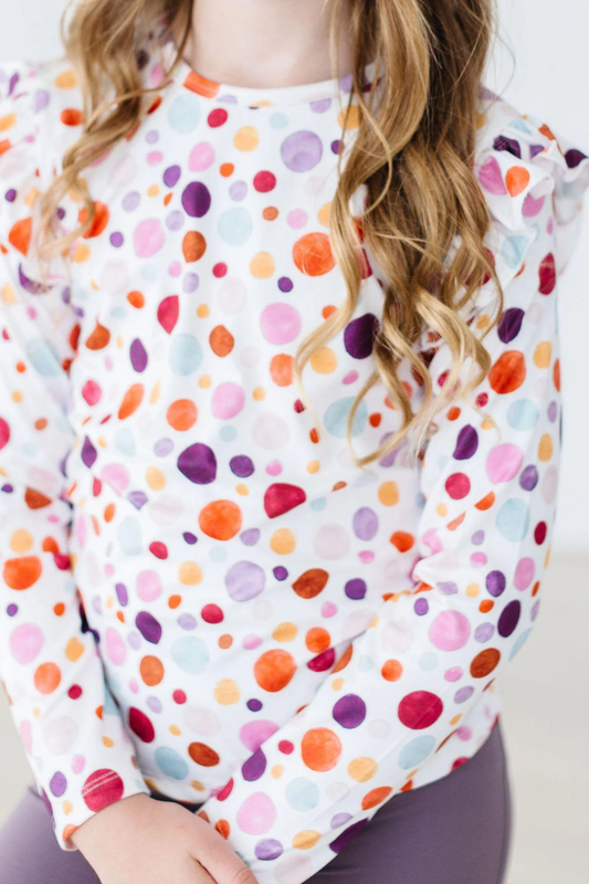 Polka Dot Long sleeve Top
