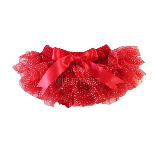 Red & Glitter Tutu Bloomer