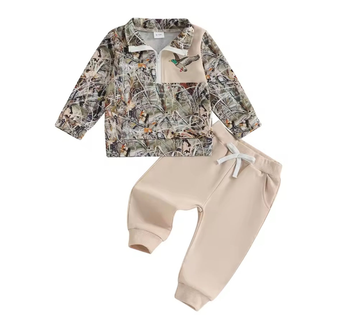 Mallard Embroidered Camo Pant Set