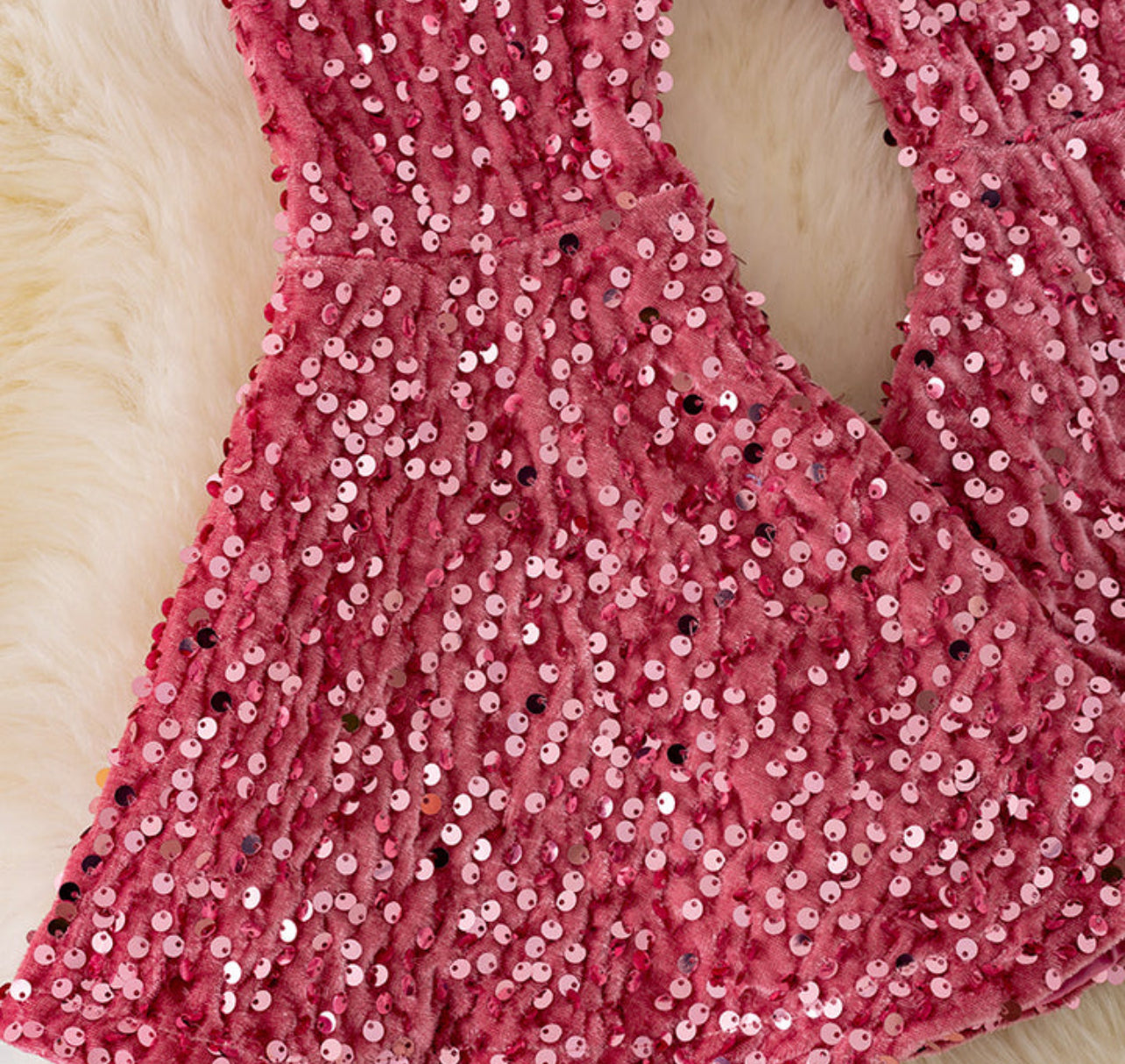 Pink Sequin Bells