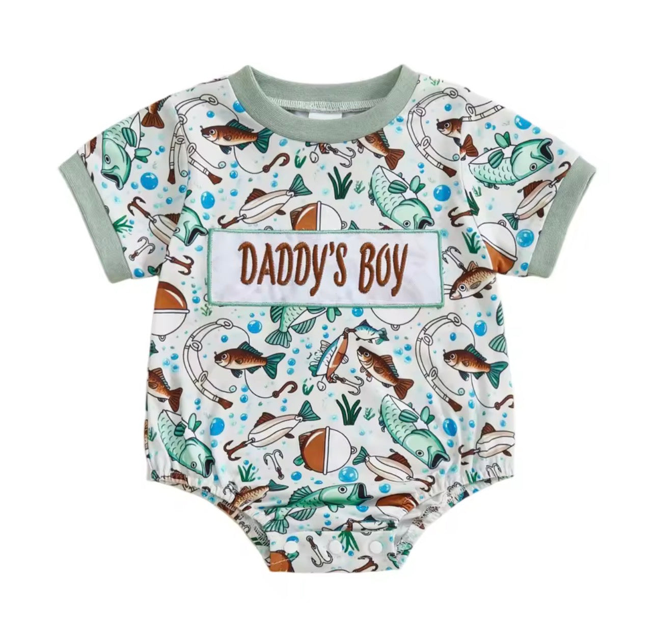 Daddy’s Boy Fishing Onesie