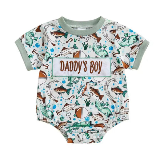 Daddy’s Boy Fishing Onesie