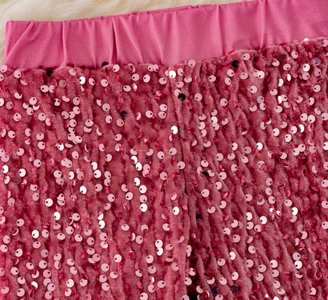 Pink Sequin Bells