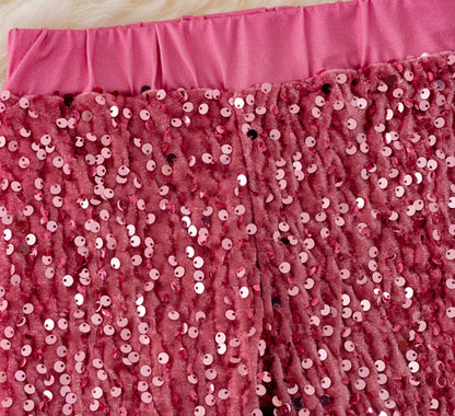 Pink Sequin Bells