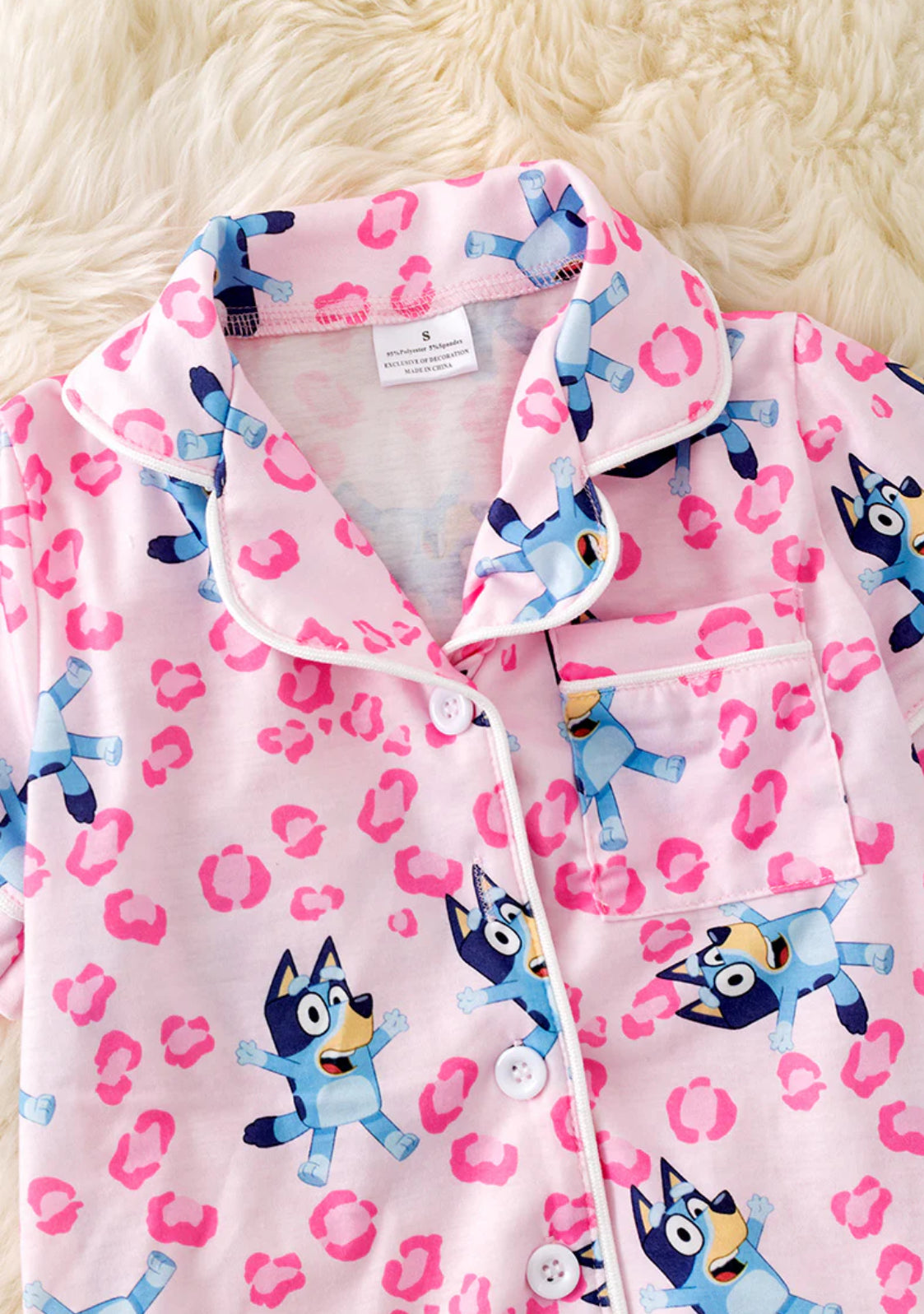 Bluey Leopard Girls PJ’s