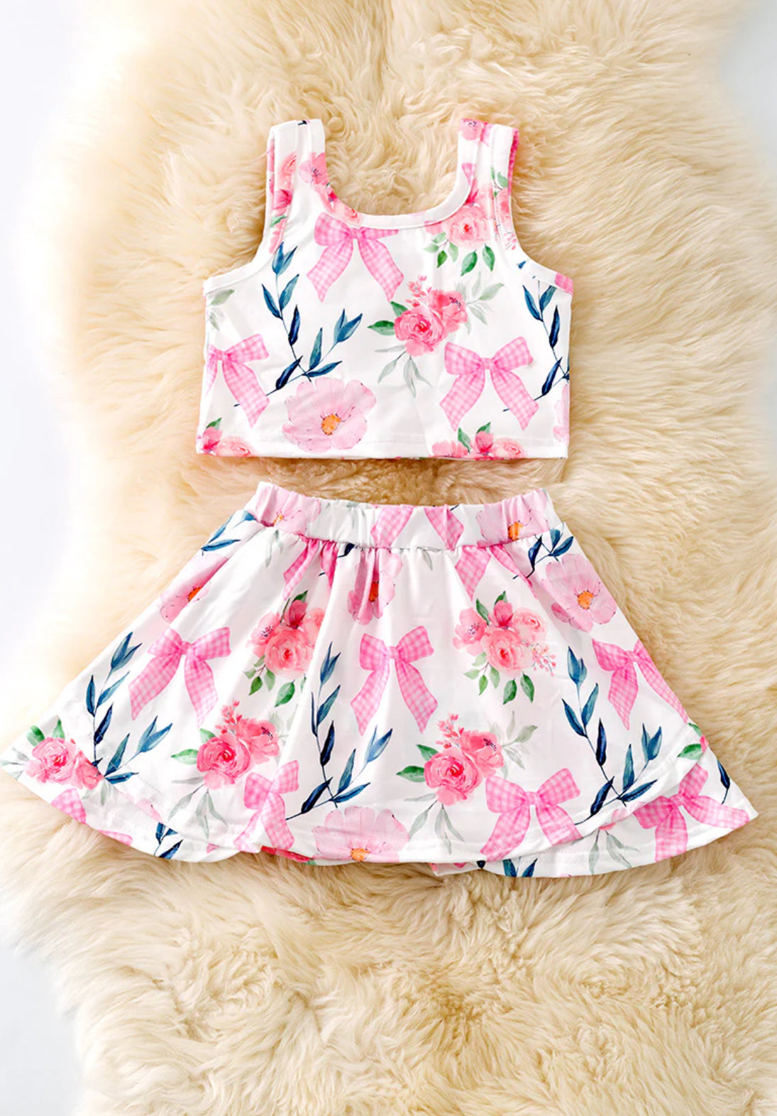 PEONY/COQUETTE SKORT SET
