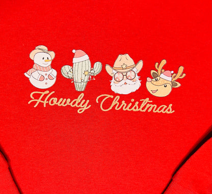 Howdy Christmas Long Sleeve Tee