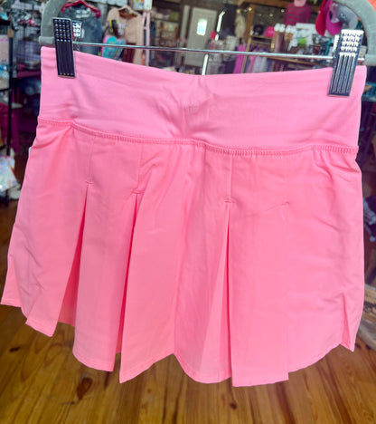 Girls Pleated Tennis Skort
