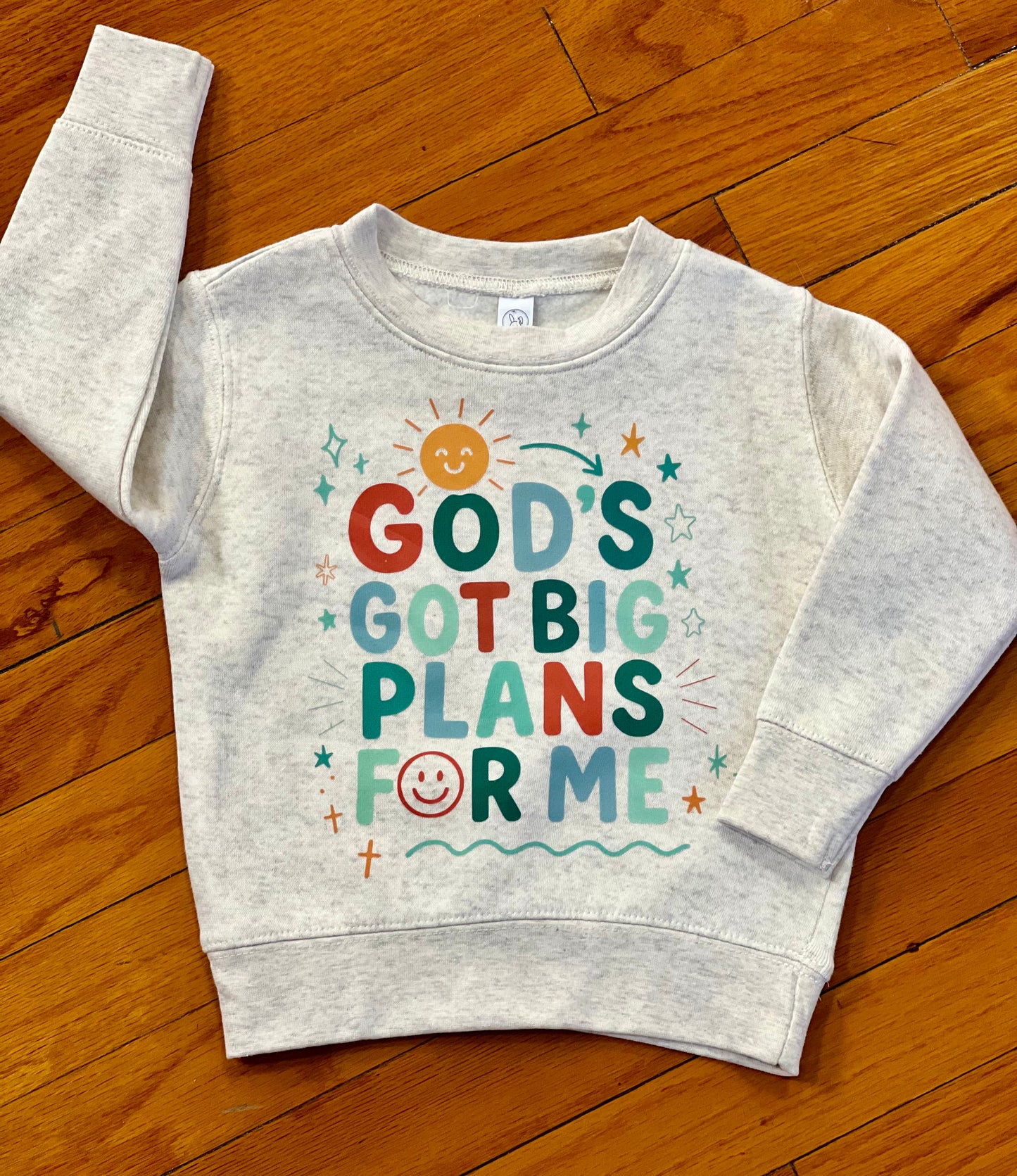 God’s Plan Toddler Crewneck