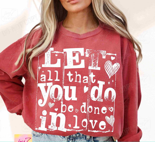 Heart Crewneck in Toddler, Youth & Adult