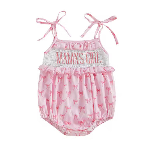 Mama’s Girl Embroidered Romper
