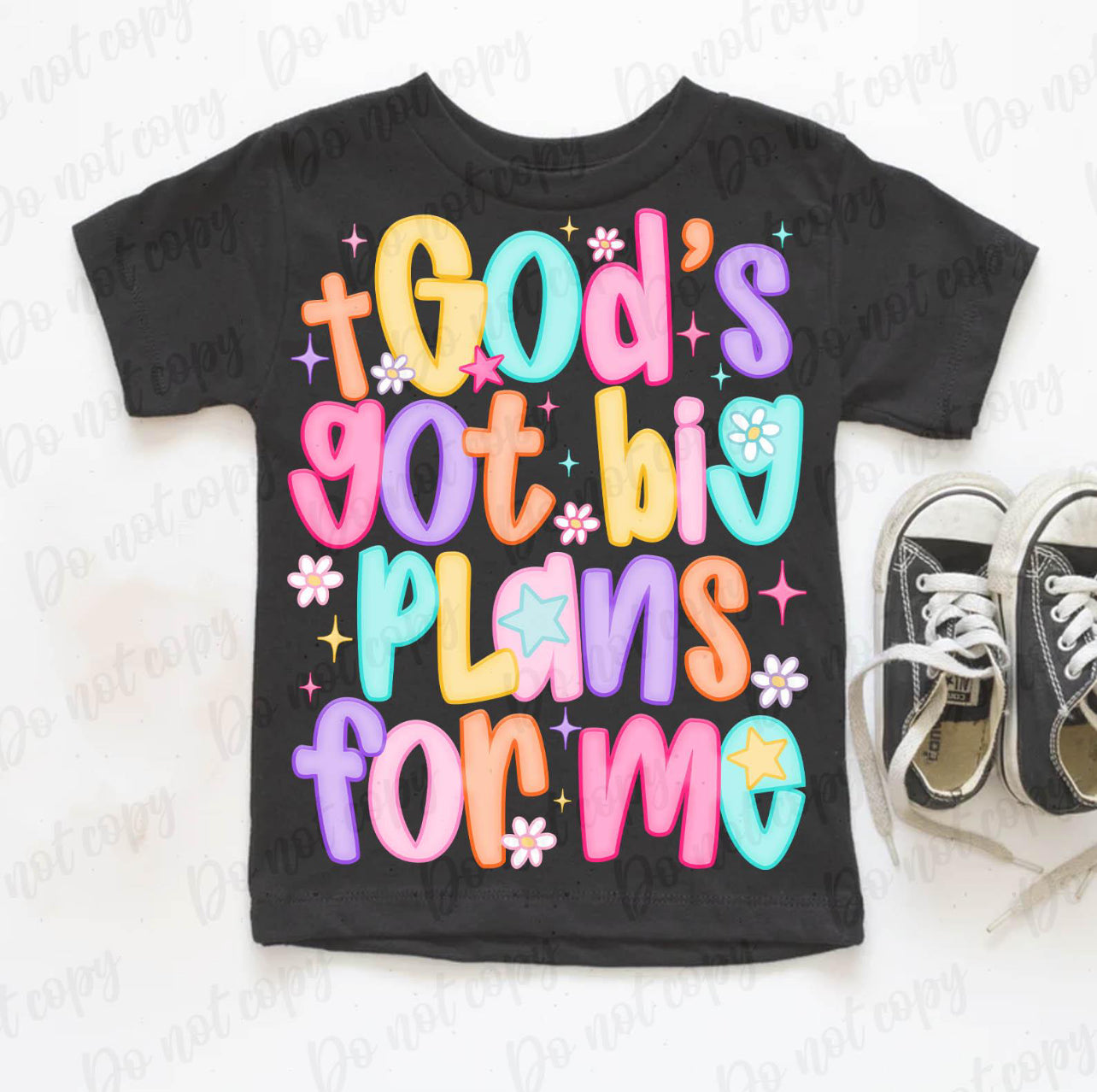 God’s Got Big Plans Black Tee