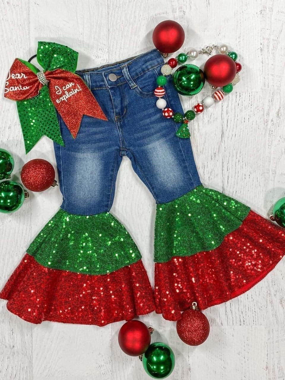 Sequin Christmas Bells