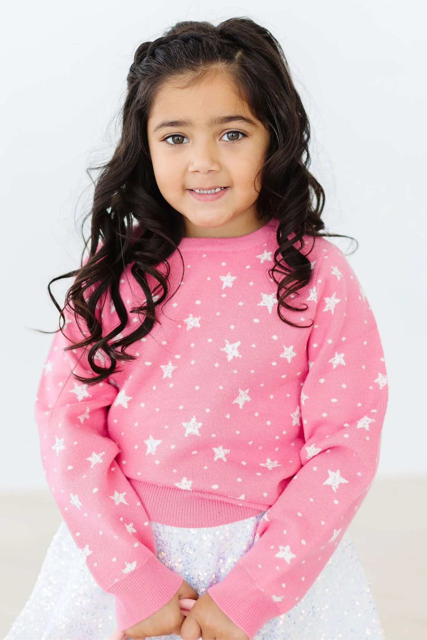 Shining Star Pink Sweater