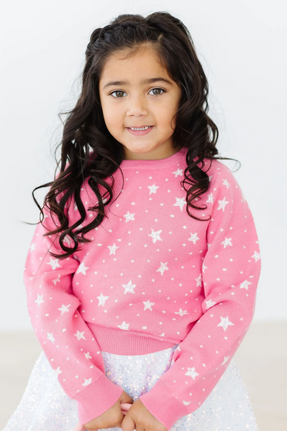 Shining Star Pink Sweater