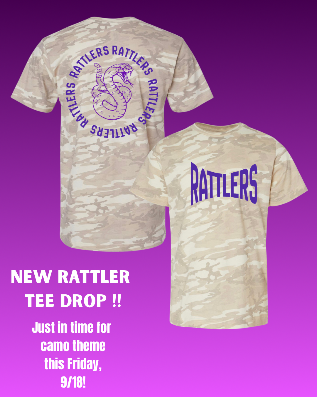 Rattler Camo Tee